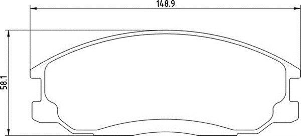 MAGNETI MARELLI Bremžu uzliku kompl., Disku bremzes 363710201307